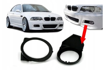 BUMPER FRONT BMW E46 M3 LOOK 1998 2007 BLACK Catalog number of the part 5111284JOM