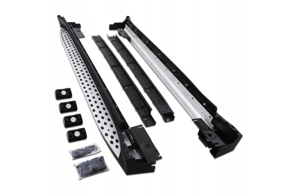 Steps side sills sides Aluminum Mercedes AMG W164 ML from 05 to 2011