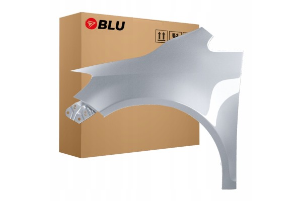 BLU Mudguard VW GOLF V PLUS 5 LA7W left silver 05 09 front ReflexSilber