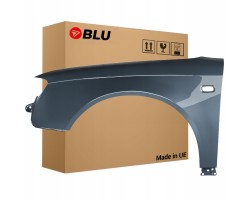 BLU Mudguard AUDI A4 B7 LX7Z left grey 04 08 front ZINC DelphinGrau