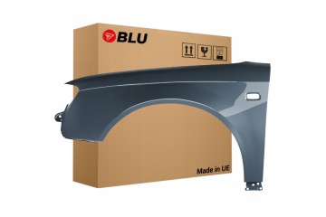 BLU Mudguard AUDI A4 B7 LX7Z left grey 04 08 front ZINC DelphinGrau