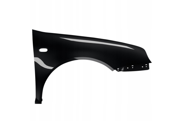 BLU Mudguard VW GOLF IV 4 LC9Z right black 97 06 front Packaging status original