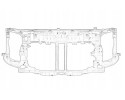 RENAULT MASTER IV FRONT BELT FRONT REINFORCEMENT 2019 NEW Catalog number of the part 6502 08 6092200P