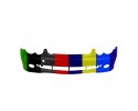 Front bumper MERCEDES CLK C209 06 02 03 10 Part manufacturer Blic