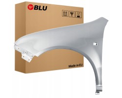 BLU Mudguard SKODA FABIA I 1 6Y 9102 left silver 99 07 front DiamondSilver