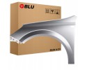 BLU Mudguard OPEL ASTRA H 3 III Z157 left silver 04 14 front StarSilber