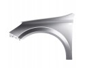 BLU Mudguard OPEL ASTRA H 3 III Z157 left silver 04 14 front StarSilber Color silver