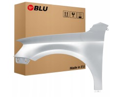 BLU Mudguard VW PASSAT B7 LA7W left 10 14 silver front galvanized