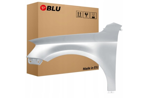 BLU Mudguard VW PASSAT B7 LA7W left 10 14 silver front galvanized