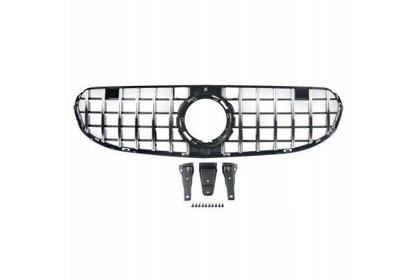 Mercedes GLC X253 19 grill without AMG package Color silver