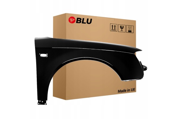 BLU Mudguard AUDI A4 B7 LZ9Y right black 04 08 front ZINC PhantomSchwarz