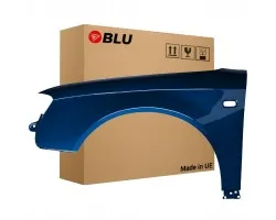 BLU Mudguard AUDI A4 B7 LZ5C left blue 04 08 front