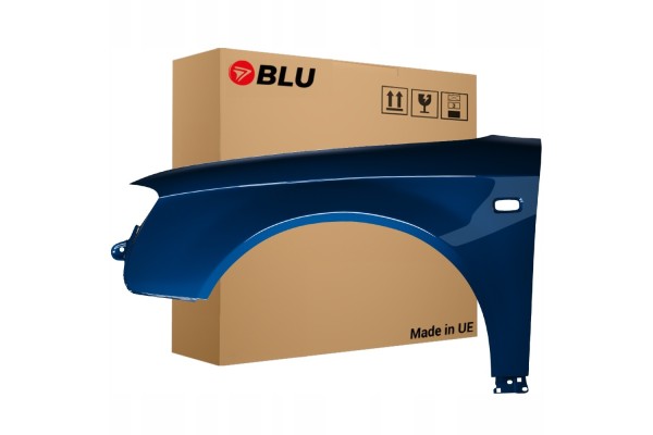 BLU Mudguard AUDI A4 B7 LZ5C left blue 04 08 front