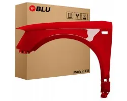 BLU Mudguard AUDI A3 8P LY3J left red 03 08 front