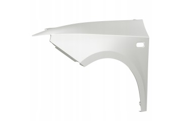 BLU Mudguard SEAT IBIZA IV 4 6J LB9A left white 08 17 front CandyWeiss Part manufacturer BLU