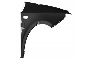 BLU Mudguard SEAT IBIZA IV 4 6J LB9A left white 08 17 front CandyWeiss Installation side front left