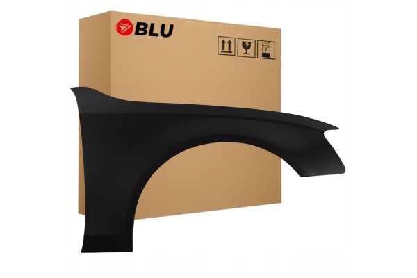 BLU Mudguard AUDI A4 B8 S4 LY9B right black 07 11 front galvanized