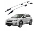 ROOF RAILS SUBARU XV SUV 2011 2023 SILVER ALUMINIUM