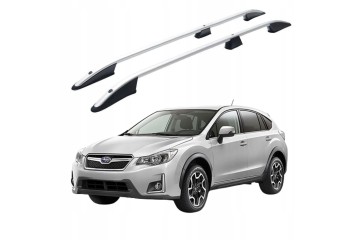 ROOF RAILS SUBARU XV SUV 2011 2023 SILVER ALUMINIUM