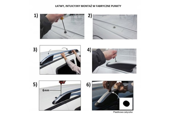 ROOF RAILS SUBARU XV SUV 2011 2023 SILVER ALUMINIUM Catalog number of the part 6802930