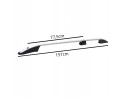 ROOF RAILS SUBARU XV SUV 2011 2023 SILVER ALUMINIUM Car type passenger cars