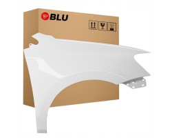 BLU Mudguard VW POLO 6R V 5 LC9A right white 09 17 front PureWeiss