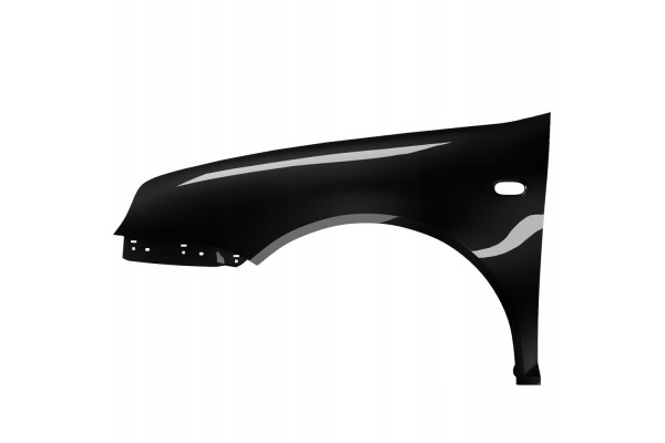 BLU Mudguard VW GOLF IV 4 LC9Z left black 97 06 front Packaging status original