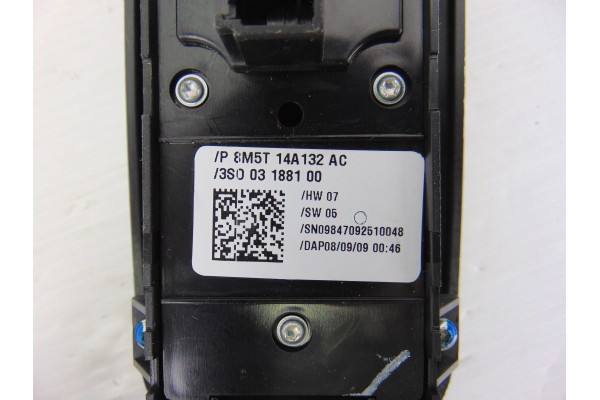 8M5T14A132AC MANDO ELEVALUNAS DELANTERO IZQUIERDO FORD C-MAX (CB3)(2007)