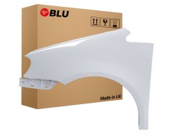 BLU Mudguard VW TOURAN 1T1 LA7W left silver 03 06 front ReflexSilver