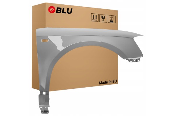 BLU Mudguard AUDI A3 8P LY7W right silver 03 08 front