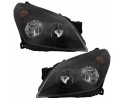 HEADLIGHTS OPEL ASTRA H 2003 2012 BLACK