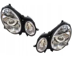 Faros delanteros Eagle Eyes izquierdo y derecho halógenos eléctricos W211