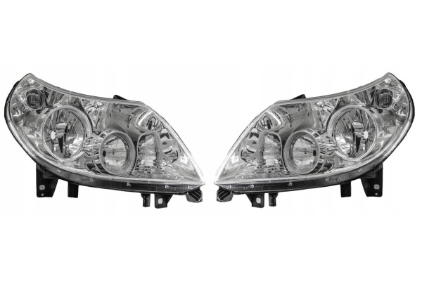 FIAT DUCATO PEUGEOT BOXER JUMPER 2011 2014 2PCS HEADLIGHTS 7 PIN P L