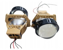 SET OF 2X BILED LENSES BI LED 3 0 stronger than koito TOP QUALITY