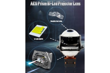 Bi LED projectors AES S500 Prism Lens 3 0 TIR 12LED 2osram technology Version European