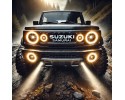 SUZUKI SAMURAI LED LAMPS 7 RINGS LAMPS ANGEL EYES DAILY DRL HOMOLOGATION Light source LED