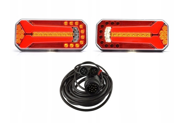 W150 LED rear lamp set with 5m cable 13PIN 12V 24V Catalog number of the part ARIS 03_V1