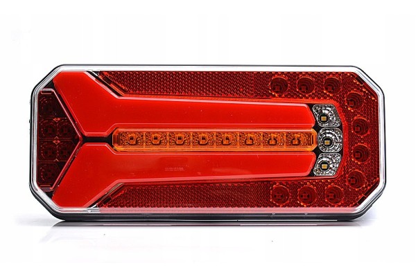 W150 LED rear lamp set with 5m cable 13PIN 12V 24V Part manufacturer WAS