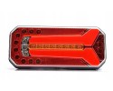 W150 LED rear lamp set with 5m cable 13PIN 12V 24V Installation side multipurpose