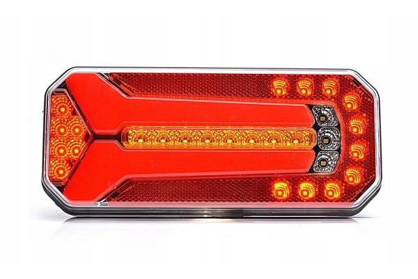 W150 LED rear lamp set with 5m cable 13PIN 12V 24V Car type buses trucks cargo vans