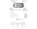 Juego de lámparas traseras LED W150 con cable de 5m 13PIN 12V-24V