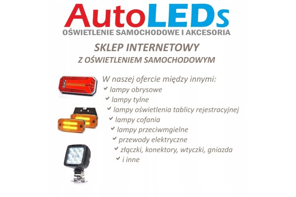Juego de lámparas traseras LED W150 con cable de 5m 13PIN 12V-24V