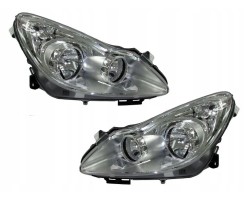 SET OF HEADLIGHTS OPEL CORSA D 2006 2010