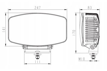 SKYLED STELLA FLASH 140W FULL LED HEADLIGHT LAMP COVER Installation side front
