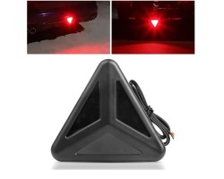 LAMP REAR STOP THIRD STOP LIGHT UNIVERSAL BLACK STRONG F1