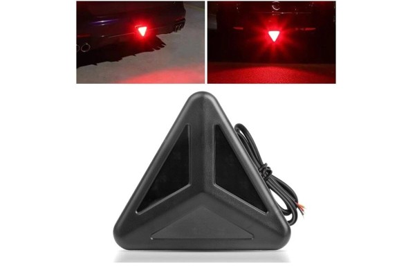 LAMP REAR STOP THIRD STOP LIGHT UNIVERSAL BLACK STRONG F1
