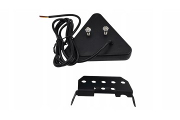 LAMP REAR STOP THIRD STOP LIGHT UNIVERSAL BLACK STRONG F1 Light source LED