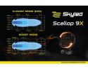 Faro LED Completo SKYLED SCALLOP 9X con Posiciones Dinámicas