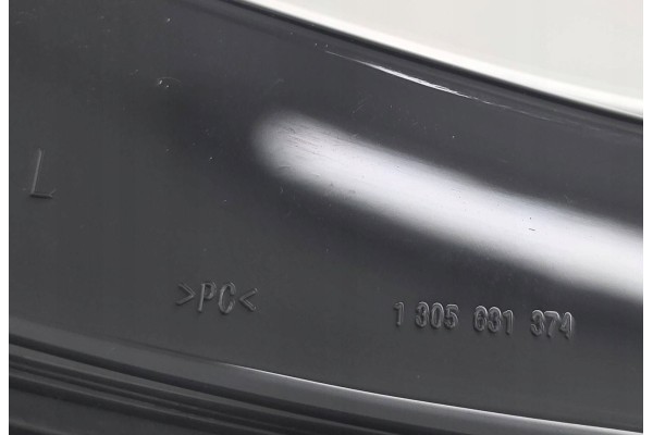 Mercedes S Coupe 217 glass lamp shade Installation side left
