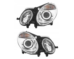 MERCEDES E CLASS W211 HEADLIGHT SET